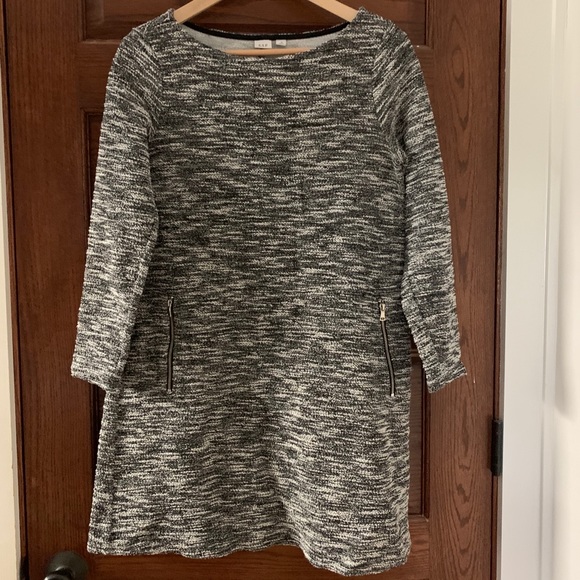 Gap gray a-line dress with pockets - Picture 1 of 4